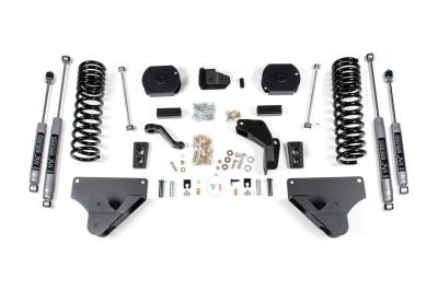 BDS Suspension - BDS Suspension BDS1609H 4"/2.5" Gas Lift Kit for 14-18 RAM 2500 Gas