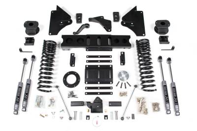 BDS Suspension - BDS Suspension BDS1627H 6"F 5"R Lift for 14-18 RAM 2500 Diesel w/Air Suspension
