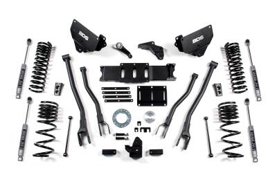 BDS Suspension - BDS Suspension BDS1604FPE 6" Lift Kit 4.5" Rear Spring Diesel for 14-18 RAM 2500