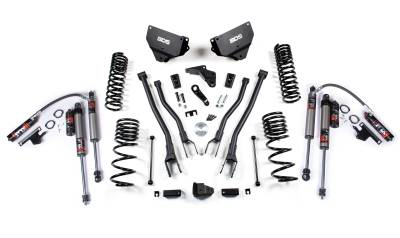 BDS Suspension - BDS Suspension BDS1611FPE 4"/2.5" 4-Link Lift Kit FOX for 14-18 RAM 2500 Gas