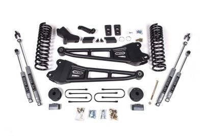 BDS Suspension - BDS Suspension BDS1792FS 4" Radius Arm FOX Lift Kit for 13-18 RAM 3500
