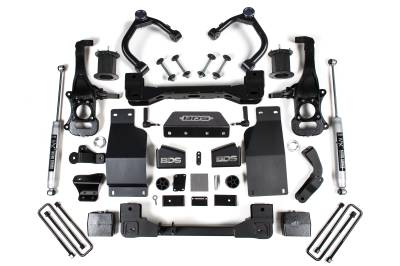 BDS Suspension - BDS Suspension BDS1803FSR FOX 6" Snap Ring Coilover Diesel 19-24 Chevy/GMC 1500