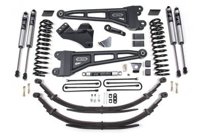 BDS Suspension - BDS Suspension BDS1952FS FOX 6" Radius Arm Lift Kit for 05-07 F250/F350 4WD Gas