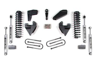 BDS Suspension - BDS Suspension BDS362H 4" NX2 Lift 4" Blocks Add-a-Leaf for 80-96 Bronco 4WD
