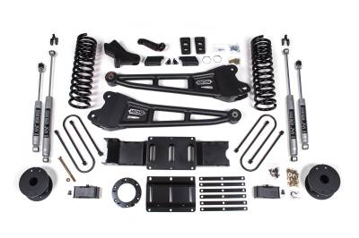 BDS Suspension - BDS Suspension BDS1718FS 4" Radius Arm Lift for 19-24 RAM 3500 w/OE Air Bags