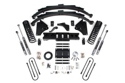 BDS Suspension - BDS Suspension BDS1617H 6"/4.5" w/Leafs NX2 Lift Kit for 13-18 RAM 3500 Diesel