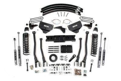 BDS Suspension - BDS Suspension BDS1790FS 8" 4-Link/Spring FOX Lift for 13-18 RAM 3500 Diesel