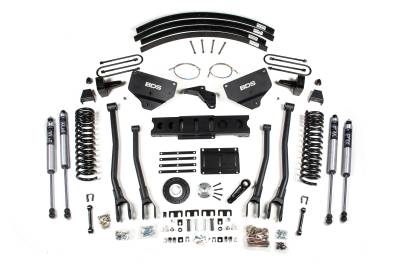 BDS Suspension - BDS Suspension BDS1791FS 8" w/Block/Add-a-Leaf Lift for 13-18 RAM 3500 Diesel
