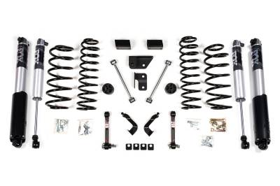 BDS Suspension - BDS Suspension BDS1435PS 2" Lift Kit FOX 2.5" for 18-24 Jeep Wrangler JL 4DR
