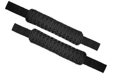 Fishbone Offroad - Fishbone Offroad FB55281 Universal Black Paracord Grab Handles for Headrest