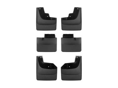 Weathertech - WeatherTech 110150-110151-120150 Front/Rear No-Drill DigitalFit Mudflap Kit