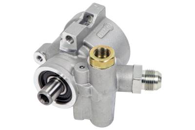 Detroit Speed - Archived - Detroit Speed 090304DS Power Steering Pump w/o Reservoir Stock Outlet Fitting