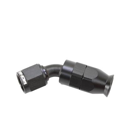 Snow Performance - Snow Performance SNF-60645 -6 AN 45DEG PTFE Hose End Black
