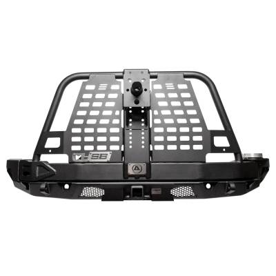 Smittybilt - Smittybilt 77897-02 Atlas Rear Bumper Swing Gate for 18+ Jeep Wrangler JL/JLU