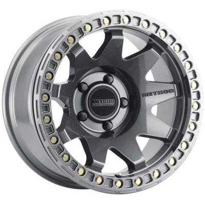 Method Race Wheels - Method Race Wheels MR108 17x9 5x5.0 -44mm Gloss Titanium MR10879050844B