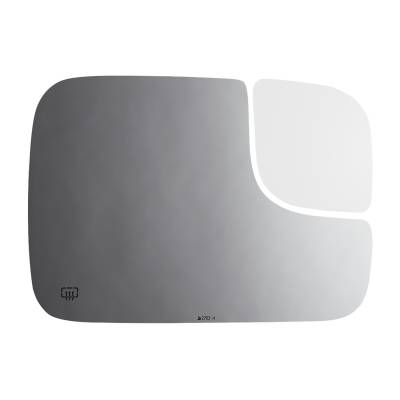 Burco - Burco 2763H Heated Right Lower Door Mirror GLASS ONLY for Dodge