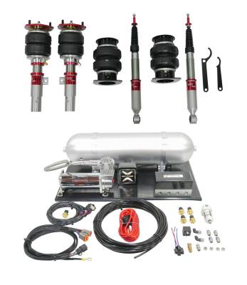 TruHart - TruHart TH-H1014-1+TH-MD05 AirPlus + AccuAir for 17-21 Honda Civic Hatchback