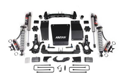 BDS Suspension - BDS Suspension BDS713PES FOX 4" Lift w/Blocks 14-18 GM 1500 Alum/Stamped