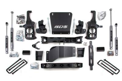 BDS Suspension - BDS Suspension BDS1827FS FOX 6.5" Suspension Lift 11-19 GM 2500HD/3500HD 4wd