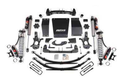BDS Suspension - BDS Suspension BDS717PES FOX 6" Lift Kit w/Springs 14-18 GM 1500 4WD Cast UCA