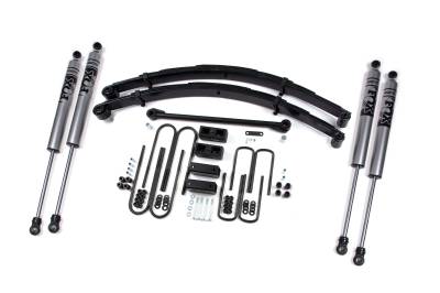 Zone Offroad - Zone Offroad ZONF1F 4" Lift Kit w/FOX Shocks for 99-04 Ford F-250/F-350