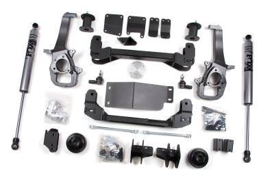 Zone Offroad - Zone Offroad ZOND42F FOX 4" Lift Kit for 13-18 RAM 1500 4WD