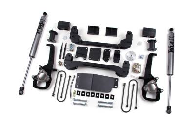 Zone Offroad - Zone Offroad ZOND3F FOX 4" Lift Kit for 06-08 Dodge RAM 1500