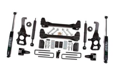 Zone Offroad - Zone Offroad ZONF80F 6" FOX Shock Lift Kit 4" Rear Block 09-13 Ford F150 2WD