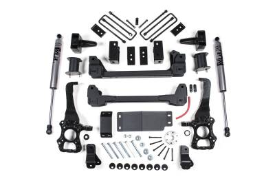 Zone Offroad - Zone Offroad ZONF53F 6" Front/4-3/8" Rear FOX Lift Kit for 15-20 Ford F150