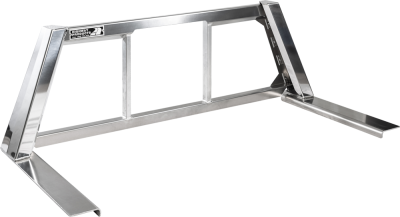 Highway Products - Highway Products 4012-100 Honeycomb Open Post Polished Aluminum Upright Smooth