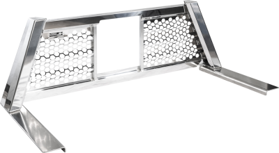 Highway Products - Highway Products 4030-065 Honeycomb Open Wave Polished Aluminum Upright Smooth