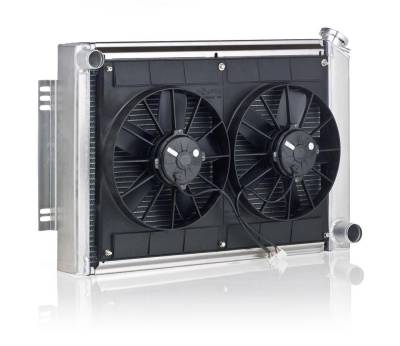 Be Cool - Be Cool 80168 Radiator Module Factory-Fit Natural for 64-65 Chevy Chevelle/El Ca