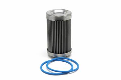 FUELAB - FUELAB 71802 40 Micron Stainless Replacement Element 3" w/2 O-Rings/Instructions