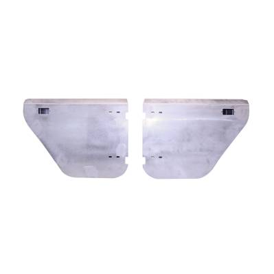 Motobilt - Motobilt MB3056 Aluminum Rear Half Doors for 07-18 Jeep Wrangler JK 4DR