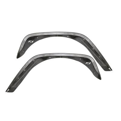 Motobilt - Motobilt MB1076-4 Crusher 4" Rear Fenders for 07-18 Jeep Wrangler JK/JKU