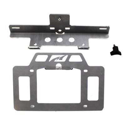 Motobilt - Motobilt MB1129 License Plate Relocator/Light Mount for JK-JL w/o Backup Camera