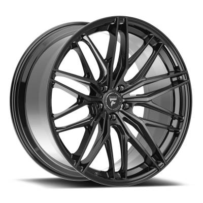 Fittipaldi Sport Wheels - Fittipaldi Sport FS372-22055114P38B FS372B 22x10.5 5x4.5 38mm Black