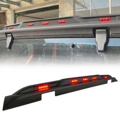 AMERICAN MODIFIED - AMERICAN MODIFIED AMJPCA00303 Rear Roof Spoiler w/Amber LED Lights
