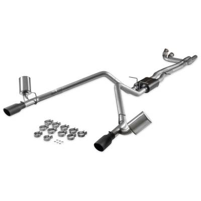 Flowmaster - Flowmaster 818199 Dual Cat-Back Exhaust System Black Tips for 25-26 RAM 1500 3.0