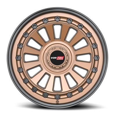 Vortek - Vortek Wheel 702179570MZBL VRD-702 17x9 6x135/5.5 0mm Matte Bronze w/Black Lip