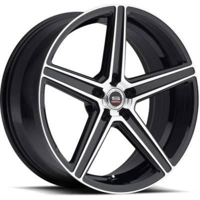 Spec-1 - Spec-1 Wheel SP-81 19x9.5 BLANK 38mm Gloss Black & Machined SP819954038GBM