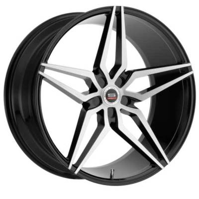 Spec-1 - Spec-1 Wheel SPM81 22x10.5 BLANK 20mm Gloss Black & Brushed SPM81221054020GBB