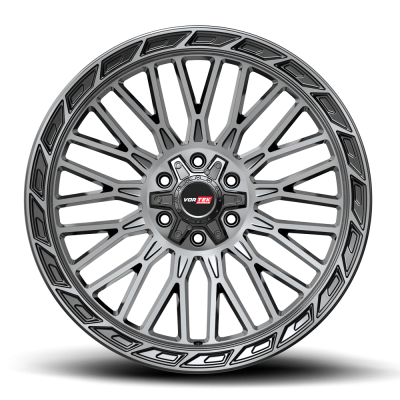 Vortek - Vortek Wheel 502221057-18BDCDT VRD-502 22x10 6x135/5.5 -18mm Black/Tint