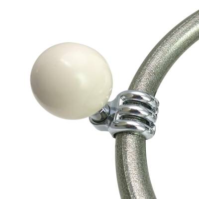 American Shifter Company - American Shifter ASCBN030CW White Billiard Cue Ball Suicide Brody Knob Opaque