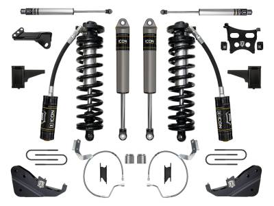 ICON Vehicle Dynamics - ICON K63173 Stage-3 4-5.5" Coilover Conversion Lift Kit for 23-26 Ford F250/F350