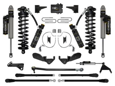 ICON Vehicle Dynamics - ICON K63178 4-5.5" Stg-8 Front/Rear Suspension Lift Kit for 23-25 Ford F250/F350