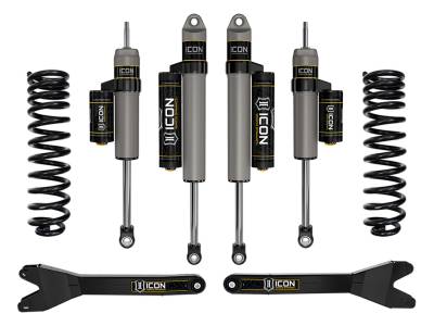 ICON Vehicle Dynamics - ICON K65896R Stage 2 2.5" Lift Kit w/Radius Arm for 23-25 Ford F250/F350 Gas