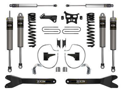 ICON Vehicle Dynamics - ICON K65902R Stage 3 4.5" Lift Kit w/Radius Arm for 23-25 Ford F250/F350 Diesel