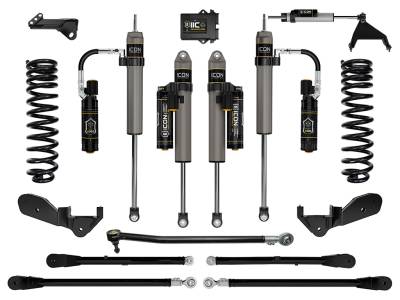ICON Vehicle Dynamics - ICON K65918 2.5" Stage-6 Lift Kit w/4-Link for 23-25 Ford F250/F350 Diesel
