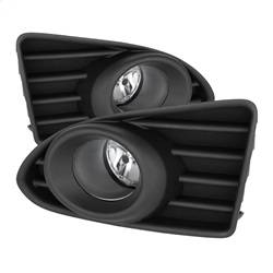 Spyder Auto - Spyder Auto 5077868 Halogen Fog Lights Black/Clear for 12-13 Scion IQ